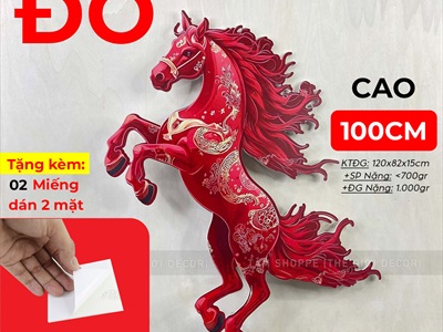 [ORDER 3-5 NGÀY] Mô hình Bao lì xì cỡ lớn Vàng Gold Tết Bính Ngọ [Bằng gỗ - Đế tự đứng] C2x1m BAOLIXI-05